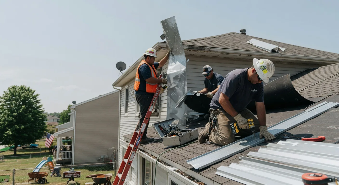 Storm Damage Metal Roof Repair in Munnsville, NY